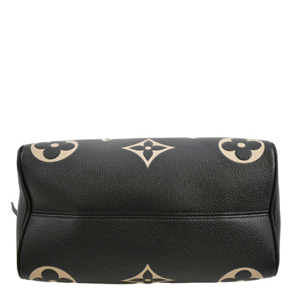LOUIS VUITTON Speedy 25 Bandouliere Monogram Empreinte Leather Crossbody Bag Bicolor