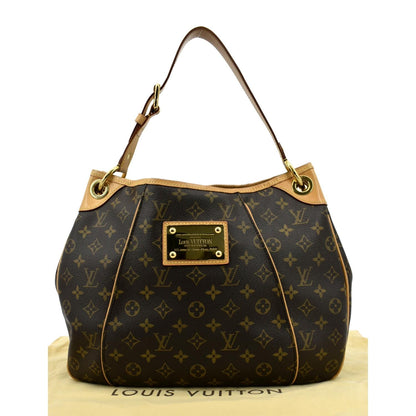 LOUIS VUITTON Galliera PM Monogram Canvas Hobo Shoulder Bag Brown