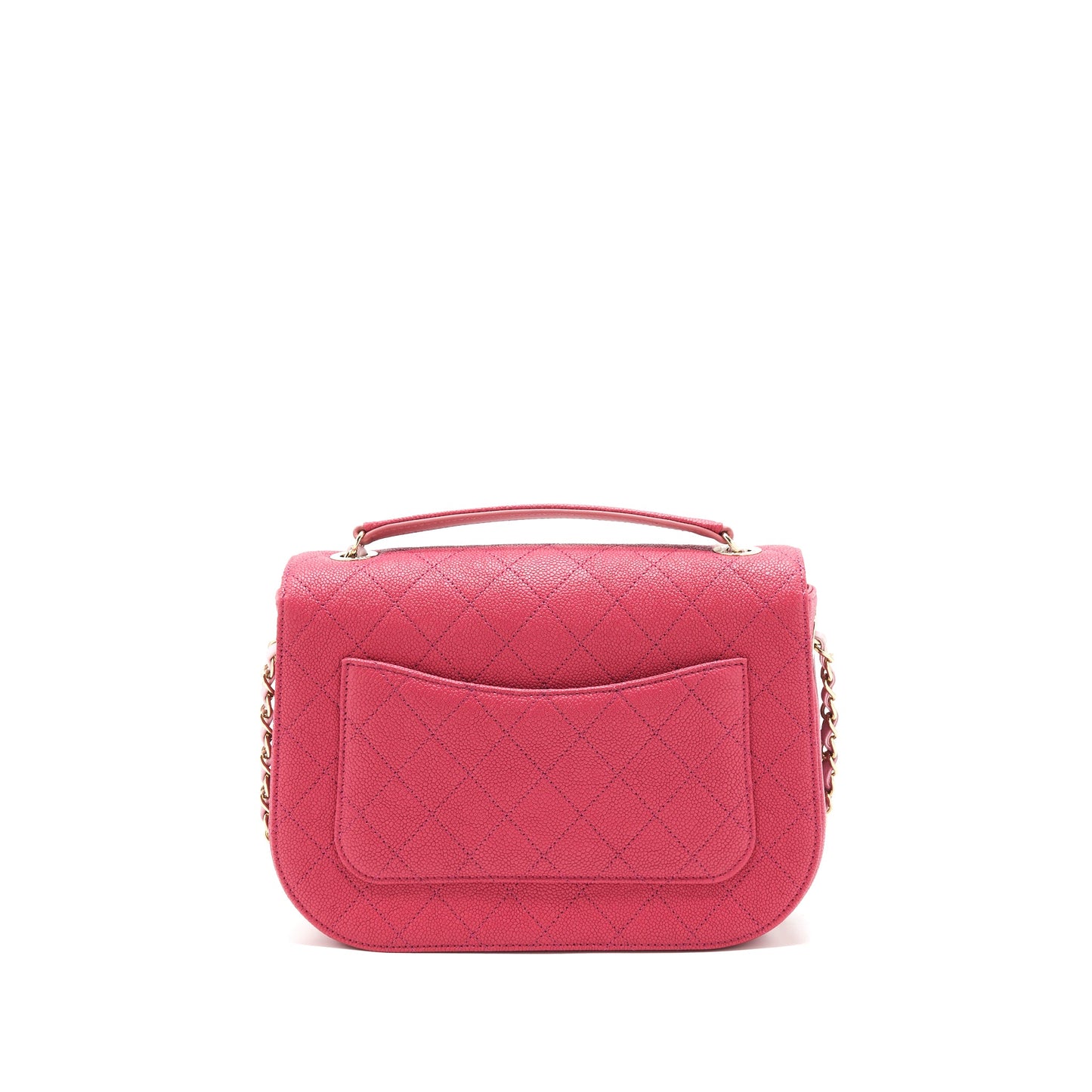Chanel Messenger Crossbody Bag Caviar Red