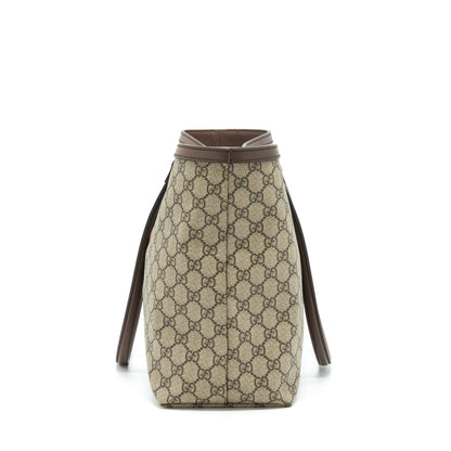 Gucci Shopping Tote Bag GG Supreme Canvas