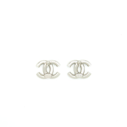 Chanel CC Logo Crystals Earrings
