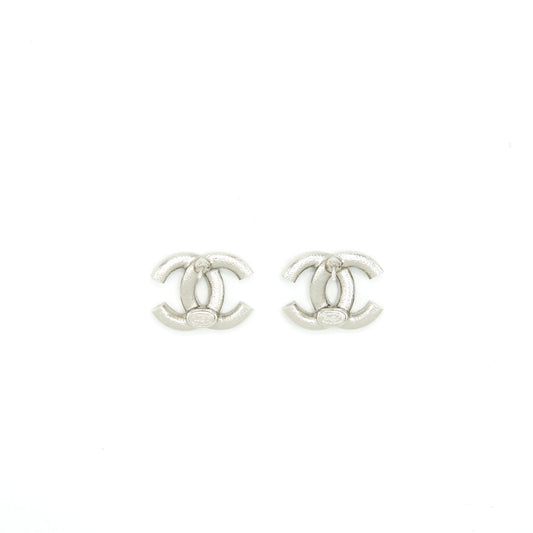 Chanel CC Logo Crystals Earrings
