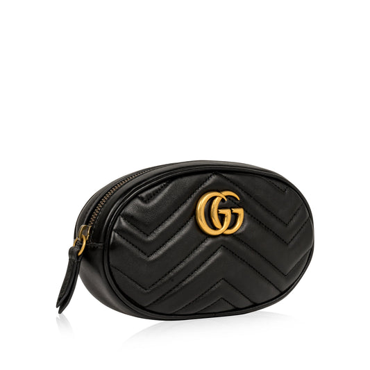 Gucci Marmont Leather Belt Bag