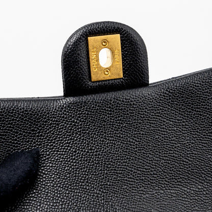Chanel 23p Mini Coco Love Flap Bag Caviar Black (Microchip)