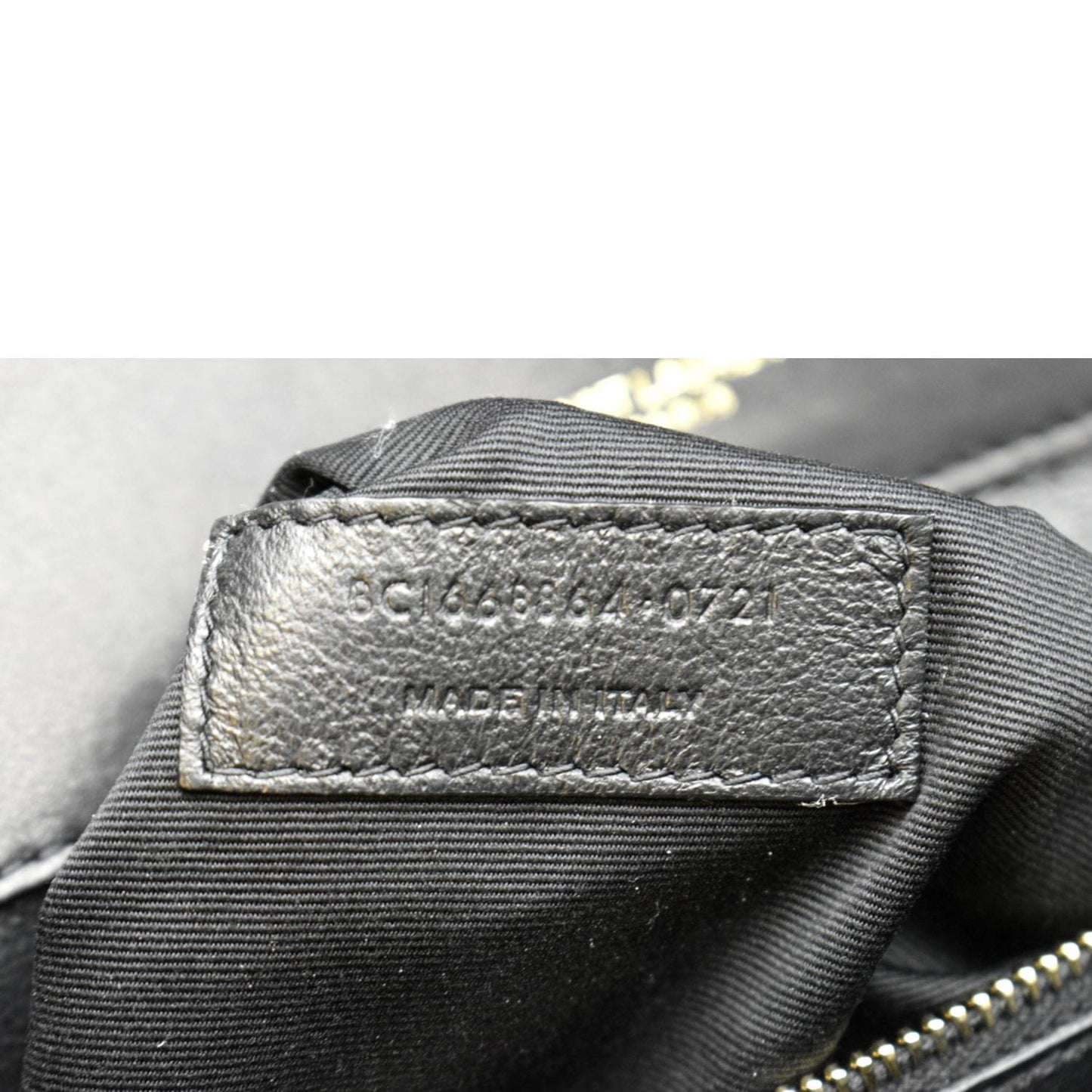 YVES SAINT LAURENT Gaby Quilted Lambskin Leather Shoulder Bag Black