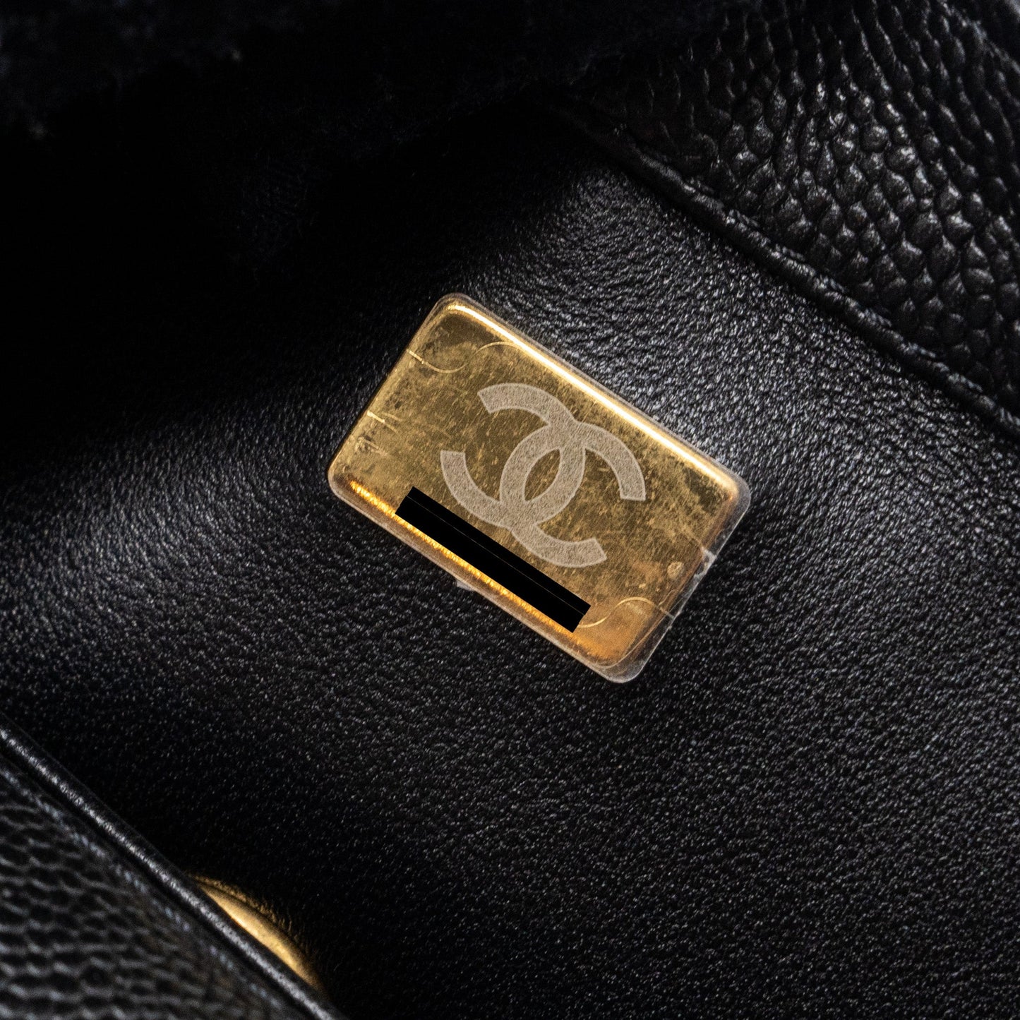 Chanel 23p Mini Coco Love Flap Bag Caviar Black (Microchip)