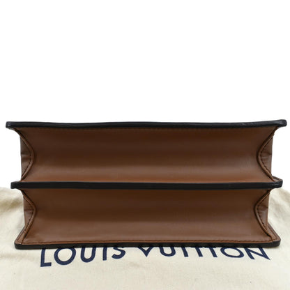 LOUIS VUITTON Dauphine MM Monogram Reverse Canvas Shoulder Bag Brown