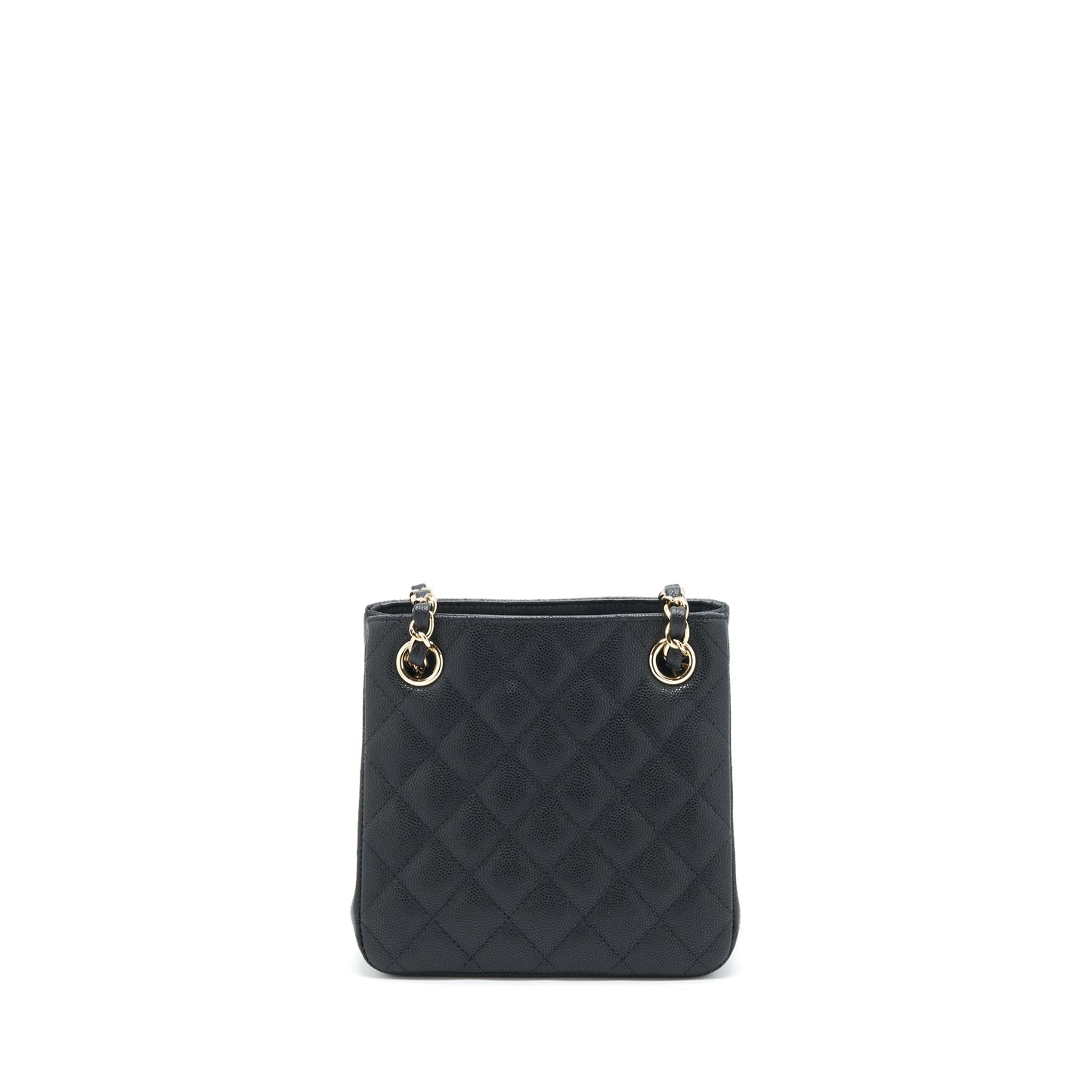 Chanel 22S Bucket Bag Caviar Black L