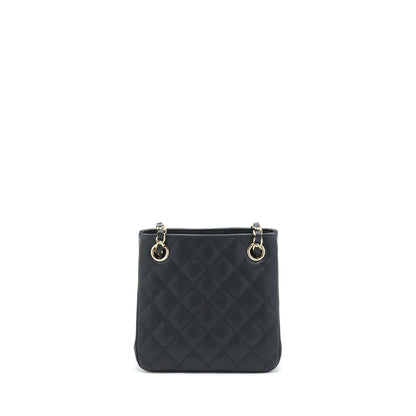 Chanel 22S Bucket Bag Caviar Black L