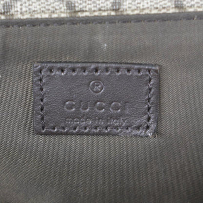 GUCCI Diaper GG Canvas Shoulder Bag Beige 211131