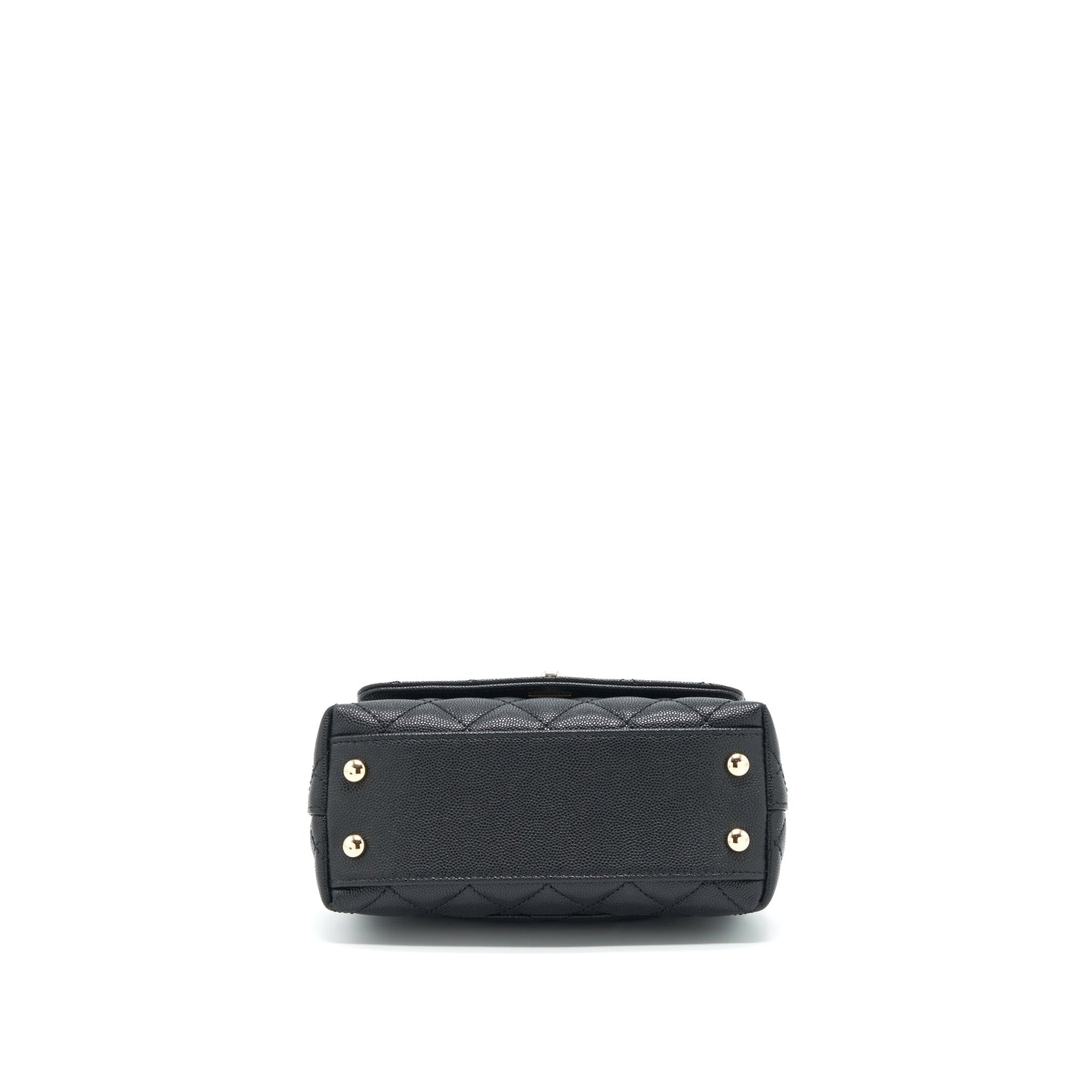 Chanel Mini Coco Handle Caviar Black L