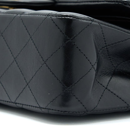 Chanel Medium Classic Double Flap Bag Lambskin Black