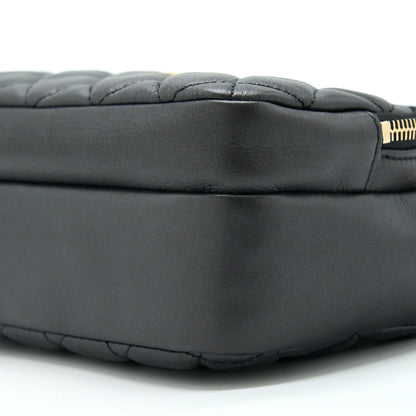 Chanel Camera Case Quilted Calfskin Black