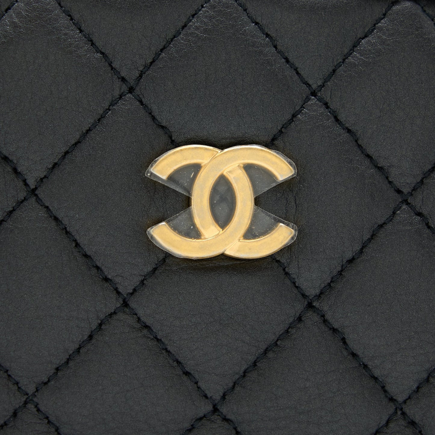 Chanel Camera Case Quilted Calfskin Black