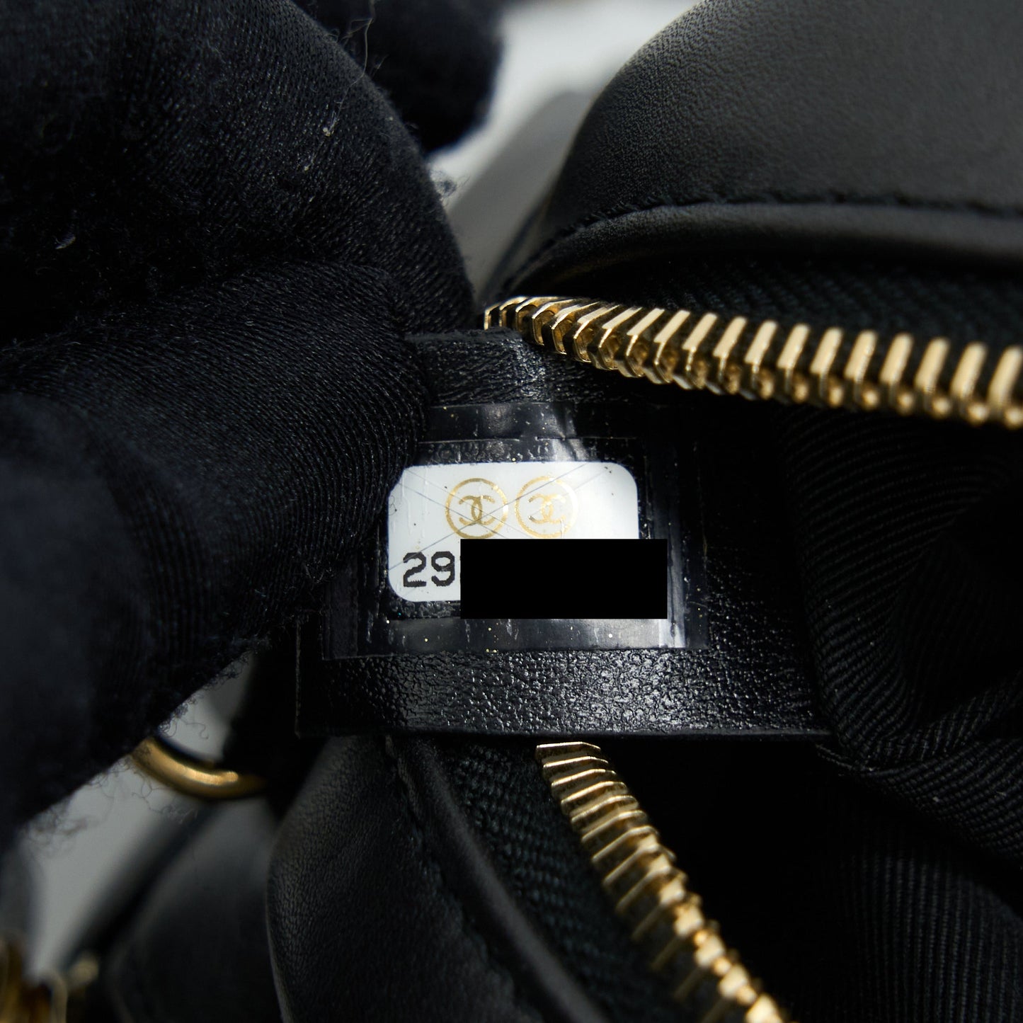 Chanel Camera Case Quilted Calfskin Black