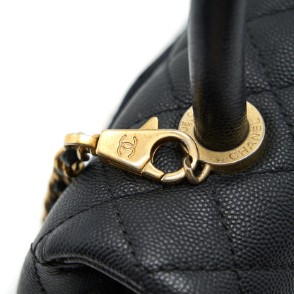 Chanel Caviar Mini Cocohandle Black  serial25