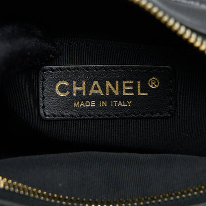Chanel Camera Case Quilted Calfskin Black