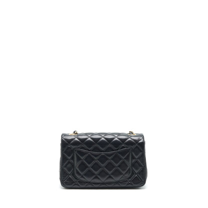 Chanel Mini Rectangular Flap Bag Lambskin Black