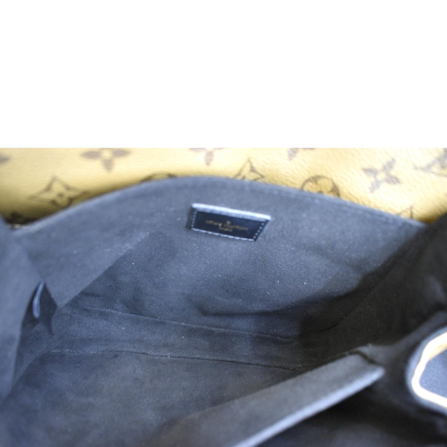 LOUIS VUITTON Metis Pochette Reverse Monogram Canvas Crossbody Bag Brown