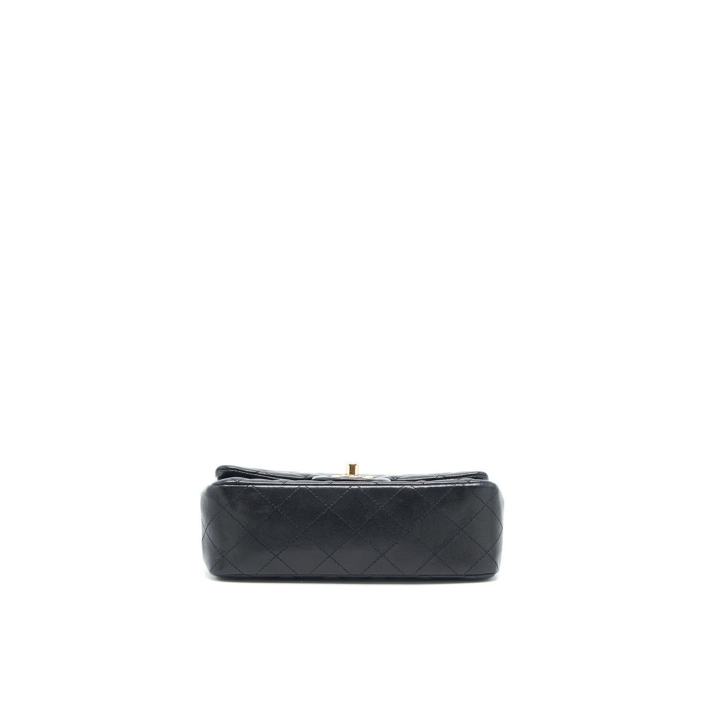 Chanel Mini Rectangular Flap Bag Lambskin Black