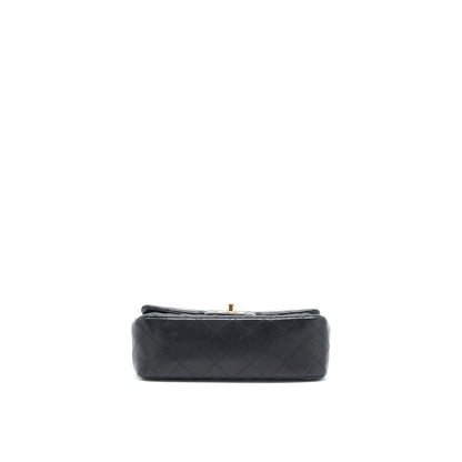 Chanel Mini Rectangular Flap Bag Lambskin Black