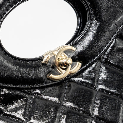 Chanel Mini 31 Bag shiny calfskin black L (microchip)