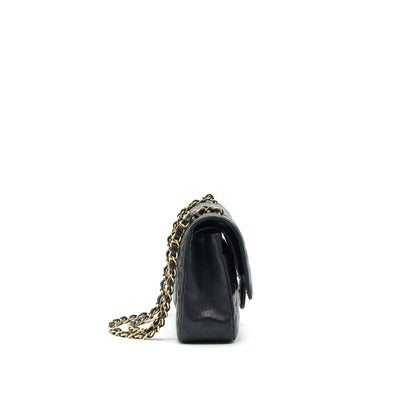 Chanel Medium Classic Double Flap Caviar in Black