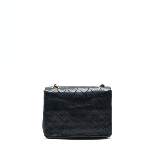 Chanel Vintage Small Flap Bag Lambskin Black