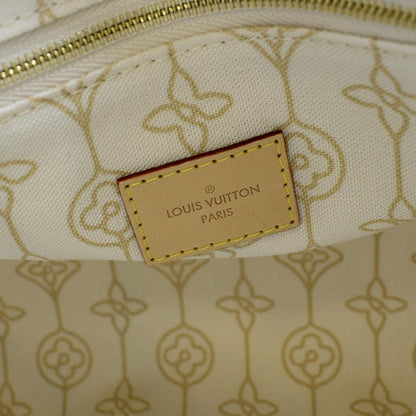 LOUIS VUITTON Nautical Speedy 25 Bandouliere Damier Azur Shoulder Bag White