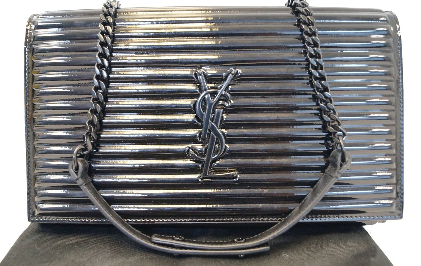 YVES SAINT LAURENT Black Opium Chain Wallet Crossbody Bag