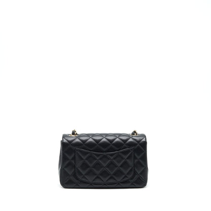 Chanel Mini Rectangular Flap Bag Lambskin Black L