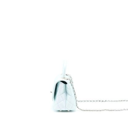 Chanel Mini Coco Handle Ombre Iridescent Caviar Light Blue Multicolour Hardware (Microchip)