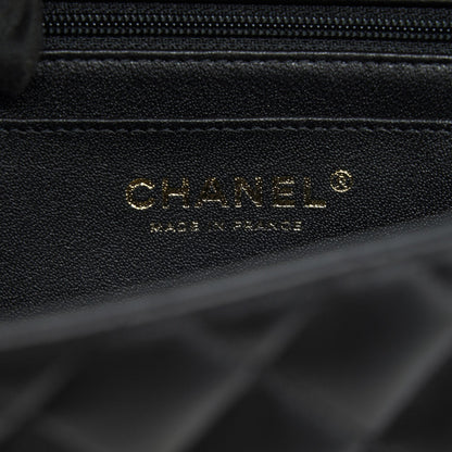 Chanel 21K Top Handle Mini Rectangular Flap Bag Black