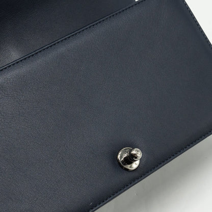 CHANEL Medium Boy Bag Calfskin Navy