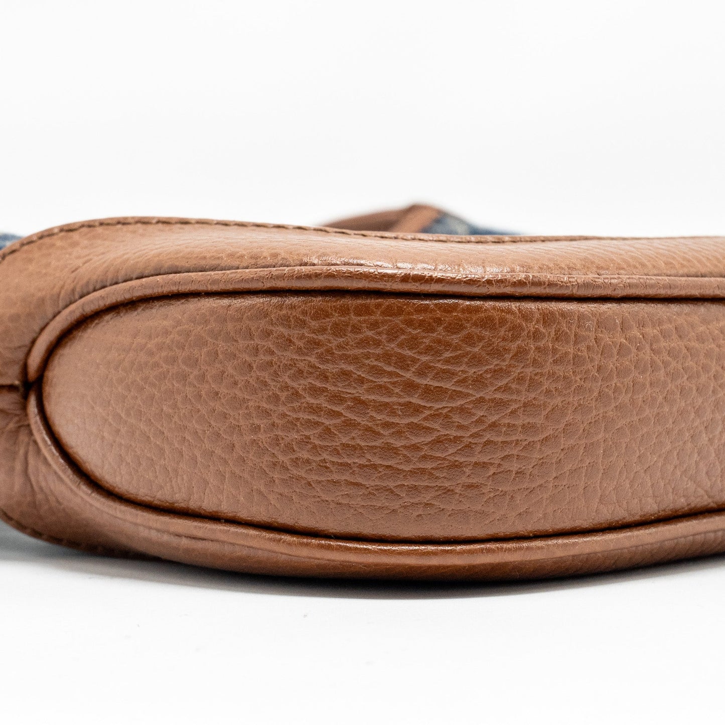 Gucci Jackie 1961 Small Shoulder Bag Denim/Leather Blue/Brown
