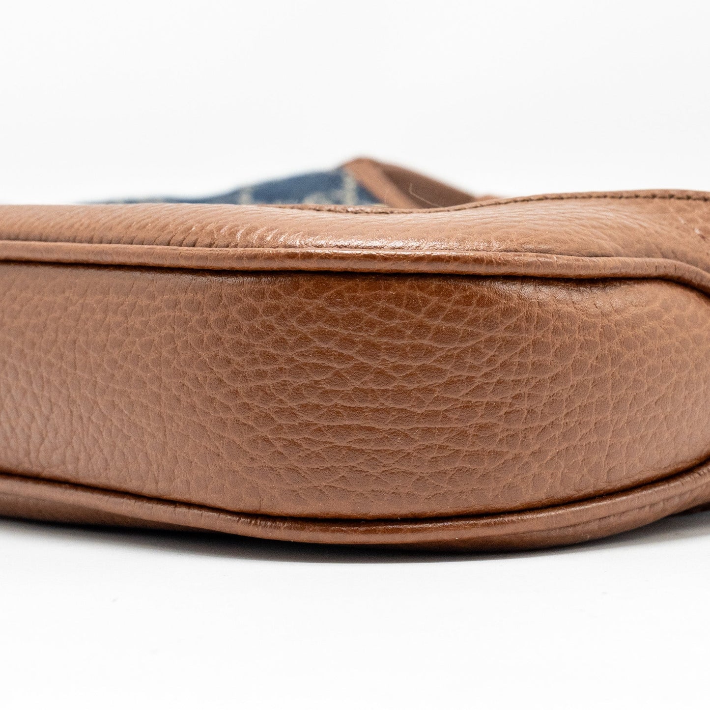 Gucci Jackie 1961 Small Shoulder Bag Denim/Leather Blue/Brown