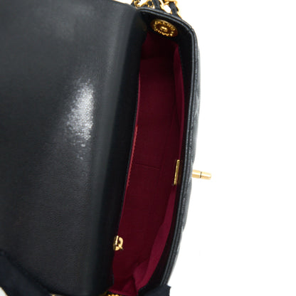 Chanel 22A Small Flap Bag Caviar Black Brushed Gold Hardware