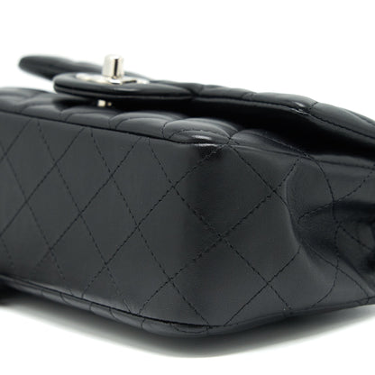 Chanel mini Rectangular Flap bag Lambskin black