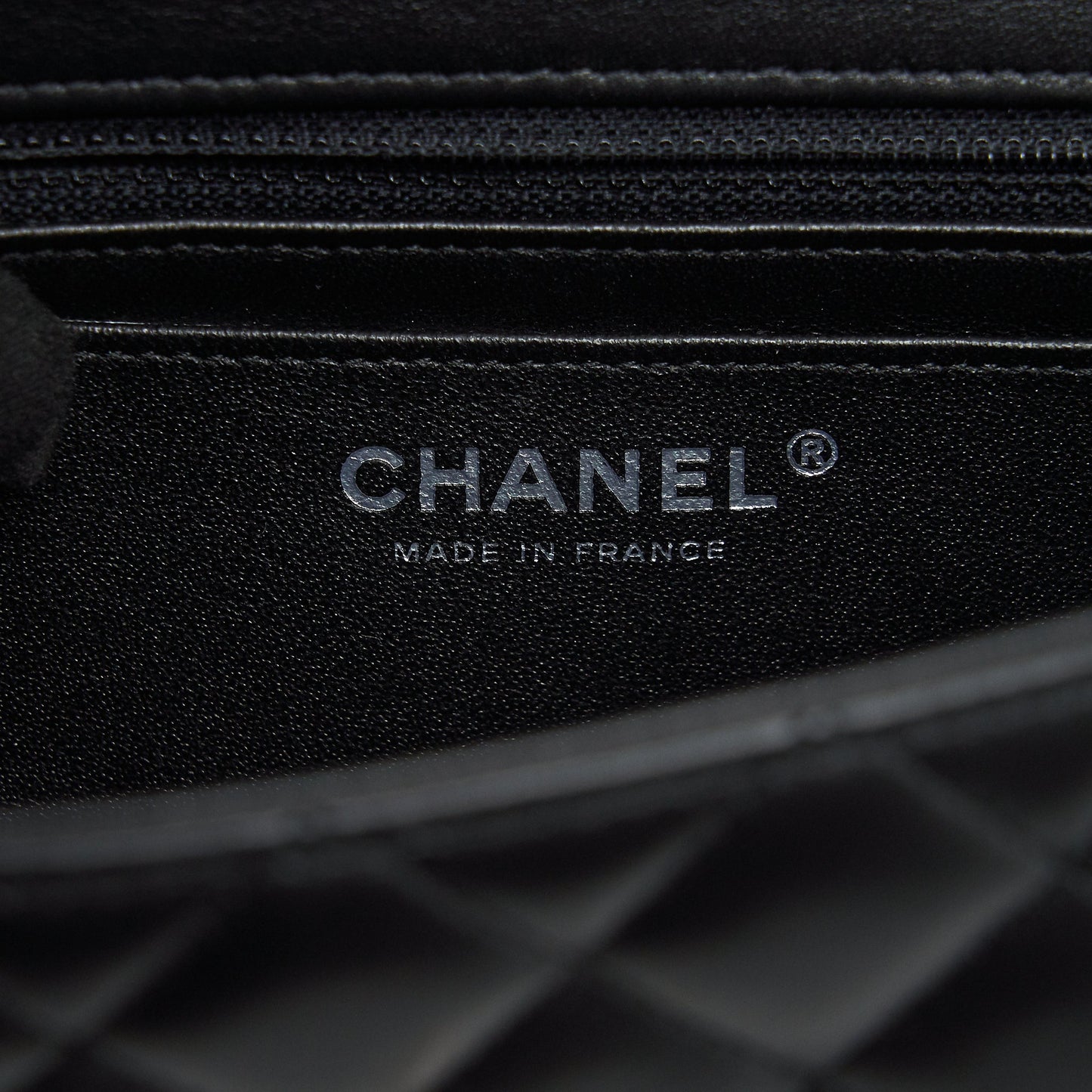 Chanel mini Rectangular Flap bag Lambskin black