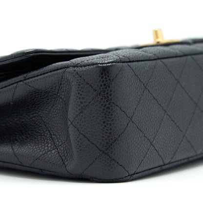 Chanel Medium Classic Double Flap Bag Caviar Black