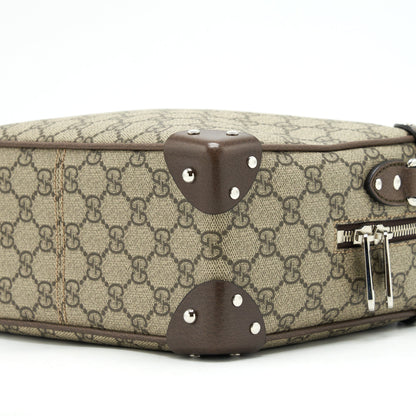 Gucci small supreme luggage cross body bag