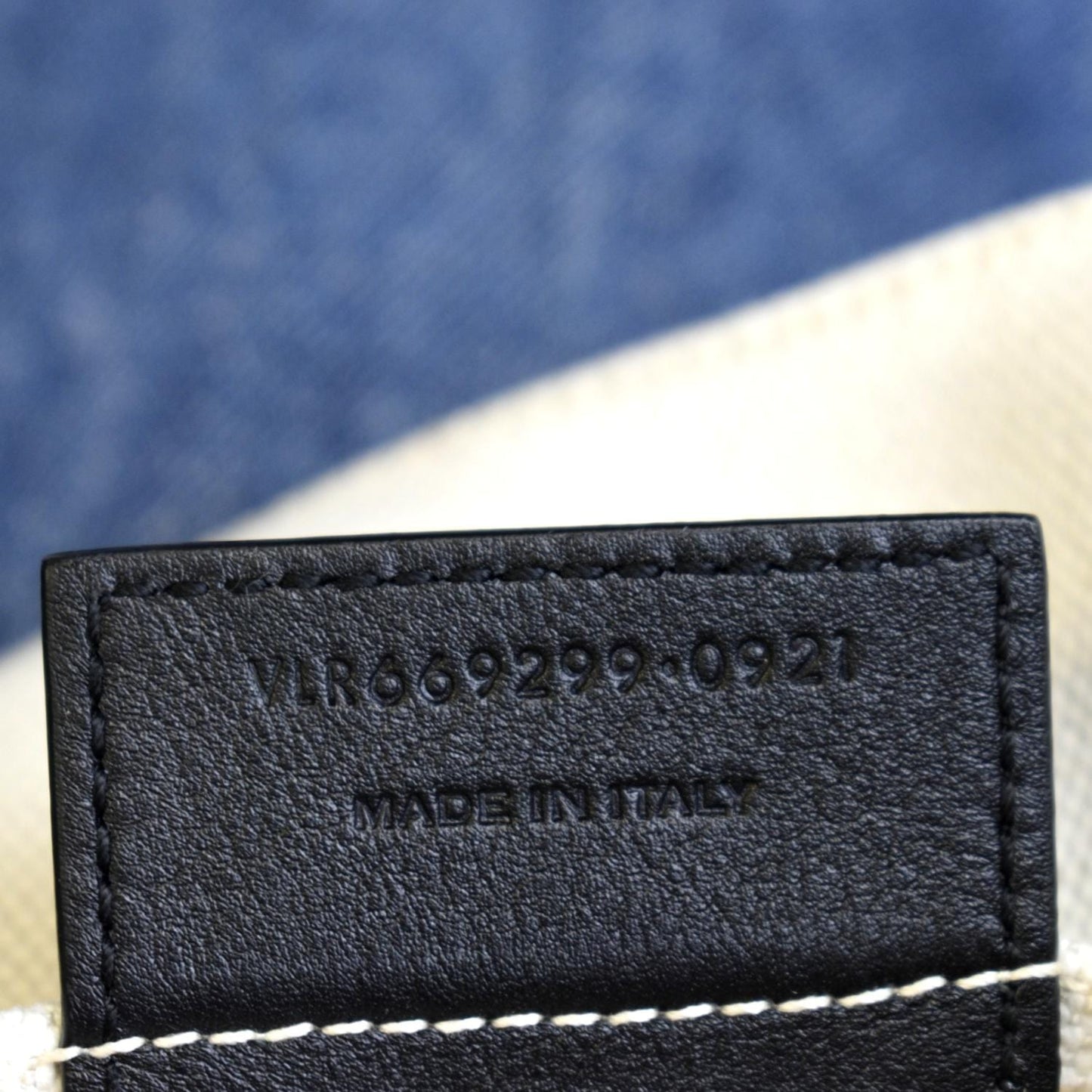 YVES SAINT LAURENT Rive Gauche Linen Bucket Bag White