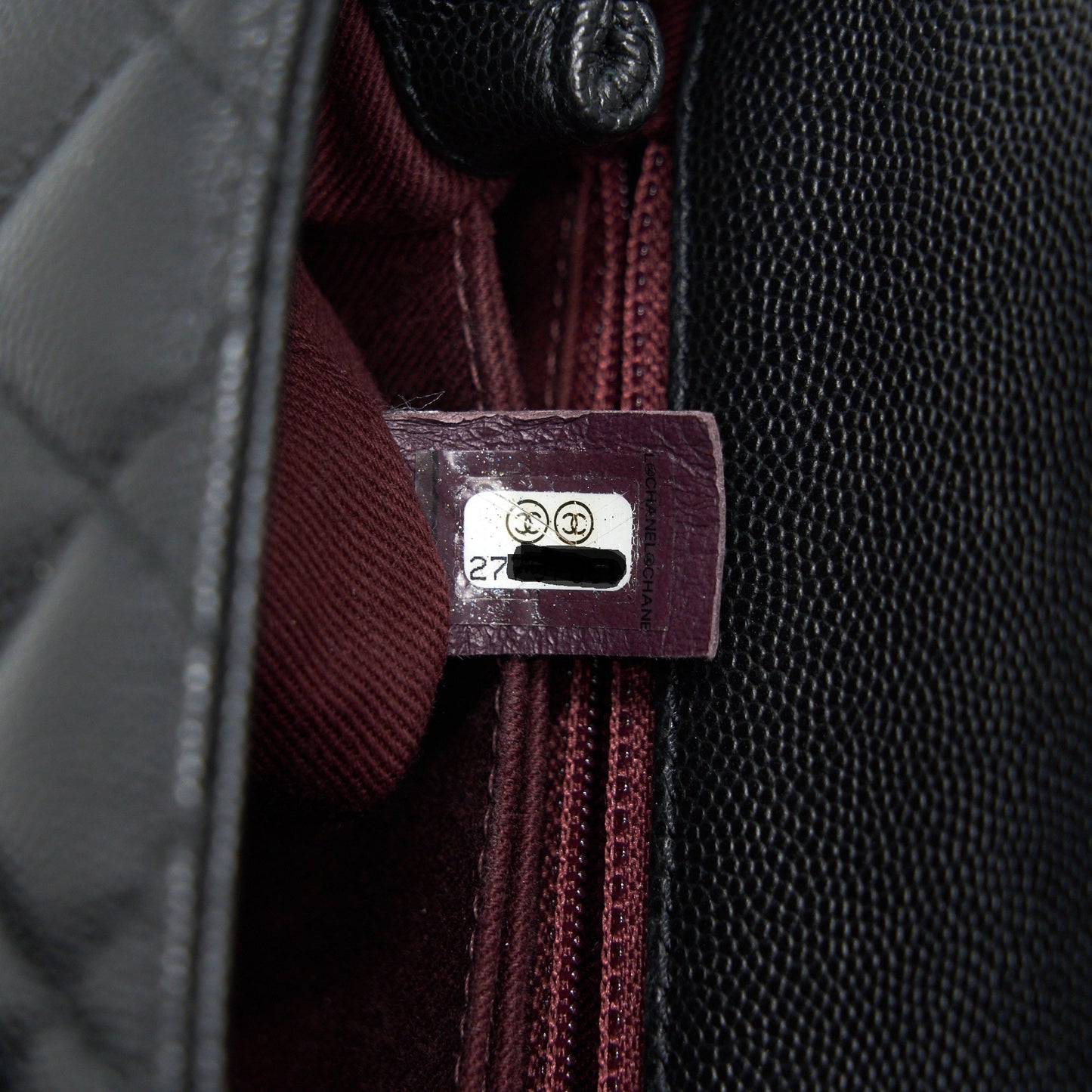 Chanel Mini Coco Handle Flap Caviar in Black