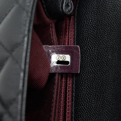 Chanel Mini Coco Handle Flap Caviar in Black