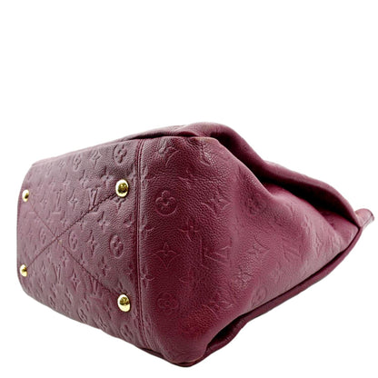 LOUIS VUITTON Artsy MM Empreinte Leather Hobo Bag Plum