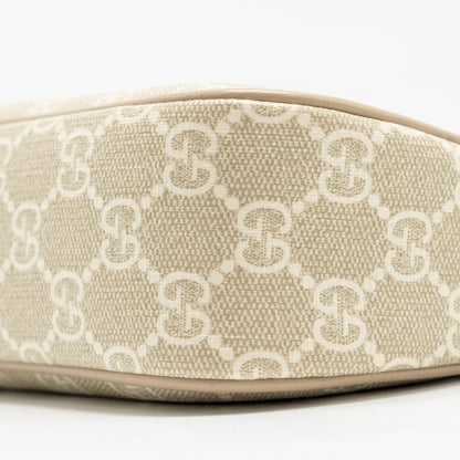 Gucci Ophidia Small Shoulder Bag GG Supreme Canvas Beige / White