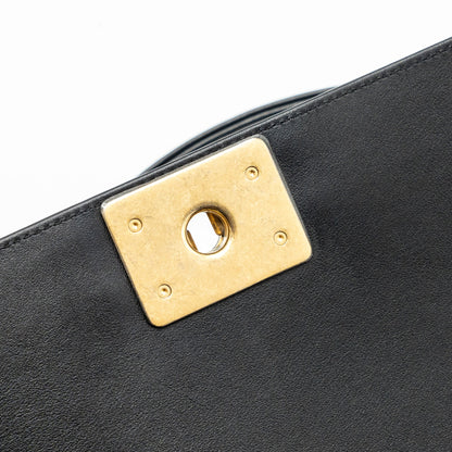 Chanel Medium Boy Bag Calfskin Black