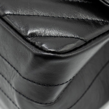 Chanel Mini 2.55 Reissue Chevron Calfskin BLACK  (Microchip)