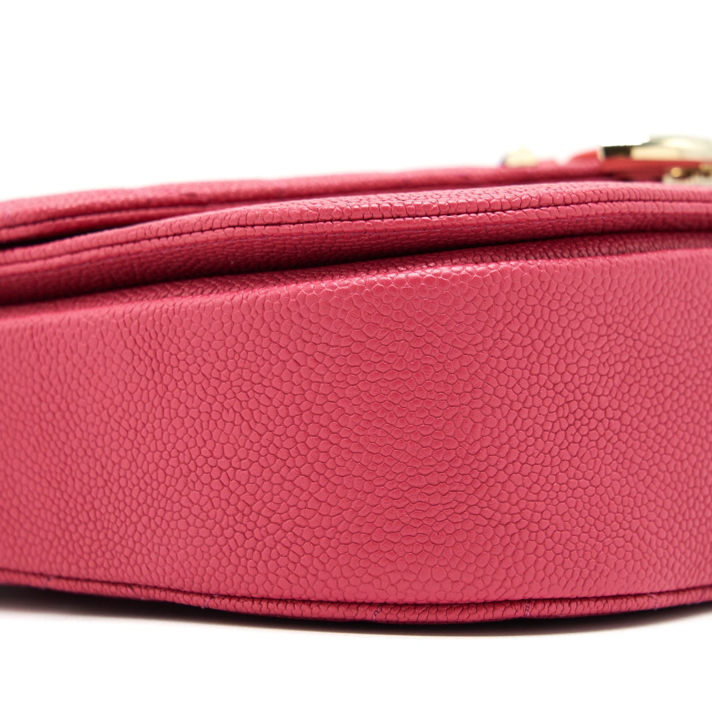 Chanel Messenger Crossbody Bag Caviar Red