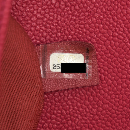 Chanel Messenger Crossbody Bag Caviar Red
